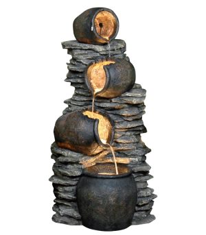 4 Pots on Rock