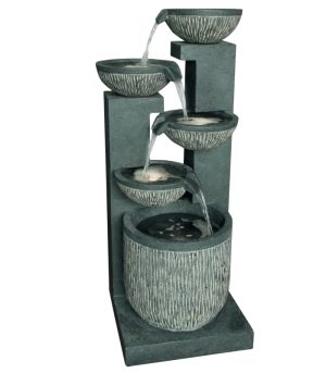 5 Bowl Textured Granite