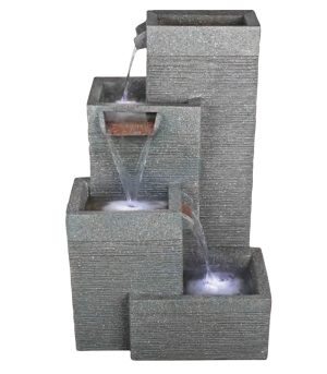 Rectangular Grey Pillars