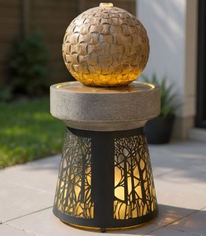 Whiteabbey Sphere on Column